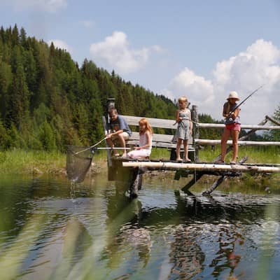 Forellen fischen im Kärnten-Urlaub!