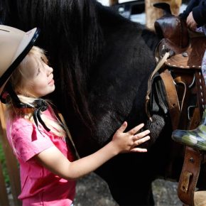 Ponys reiten am Kinderbauernhof!