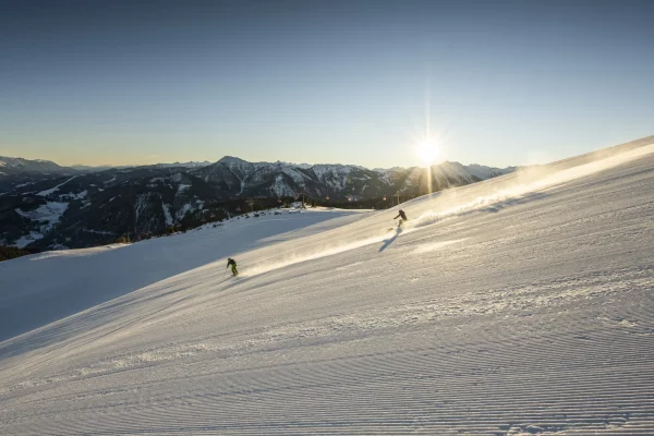 Skifahren Piste Skigebiet Flachau